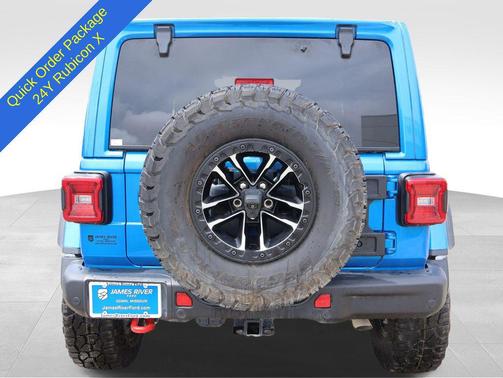 Hydro Blue Pearlcoat 2024 Jeep Wrangler Rubicon