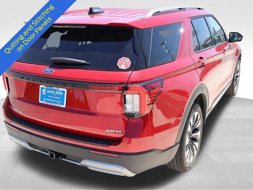 Rapid Red Metallic Tinted Clearcoat 2026 Ford Explorer Platinum