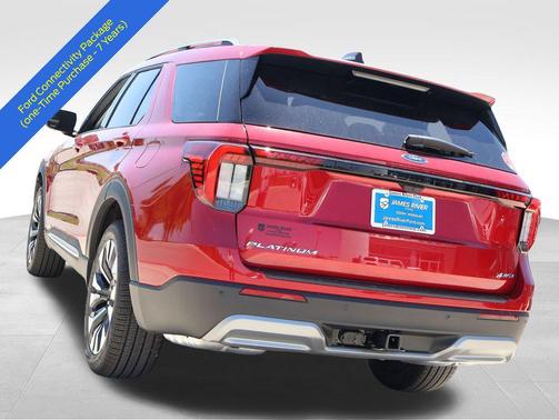 Rapid Red Metallic Tinted Clearcoat 2026 Ford Explorer Platinum