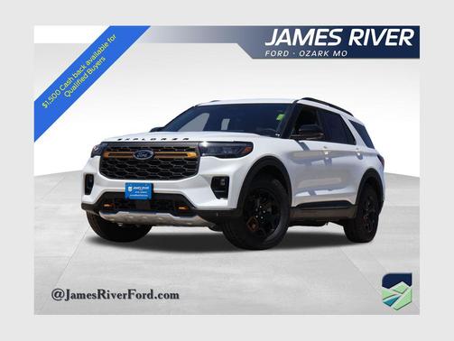 Star White Metallic Tri-Coat 2026 Ford Explorer Tremor
