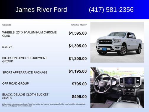 2019 RAM 1500 Big Horn