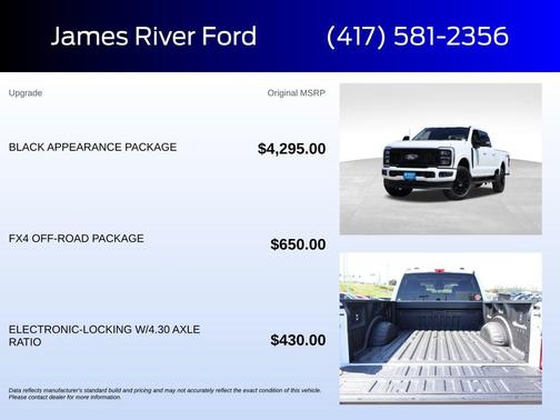 Oxford White 2027 Ford F-250 Lariat