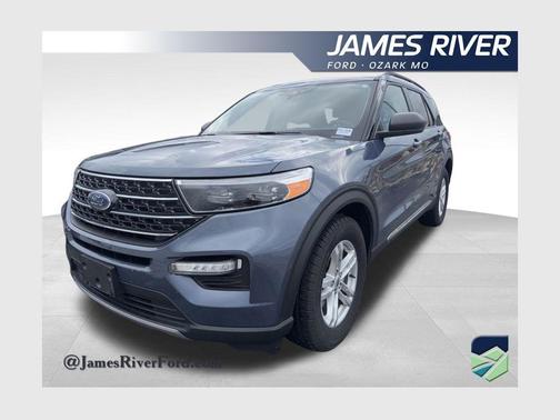 Infinite Blue Metallic Tinted Clearcoat 2021 Ford Explorer XLT