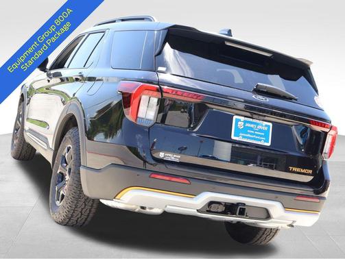 Agate Black Metallic 2026 Ford Explorer Tremor