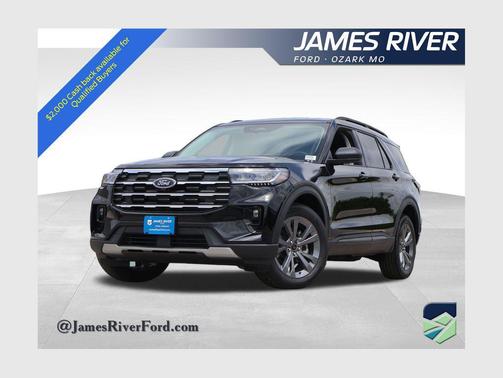 Agate Black Metallic 2026 Ford Explorer Active