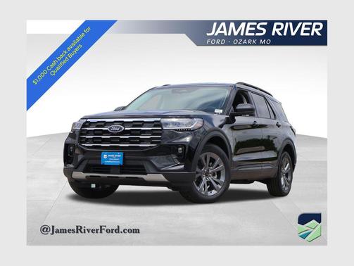 Agate Black Metallic 2026 Ford Explorer Active