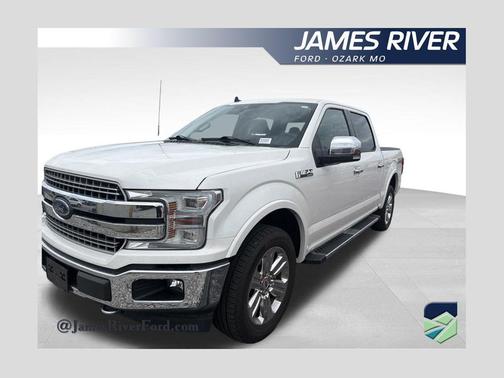 Star White Metallic Tri-Coat 2020 Ford F-150 Lariat