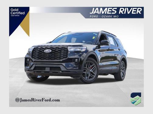 Black Metallic 2025 Ford Explorer ST-Line