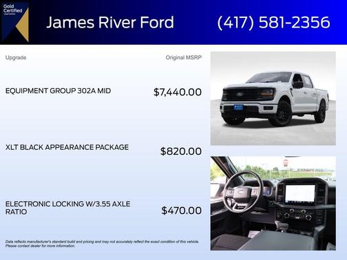 Oxford White 2025 Ford F-150 XLT
