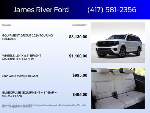 White 2026 Ford Expedition Max Active 4x4