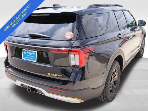 Agate Black Metallic 2026 Ford Explorer Tremor