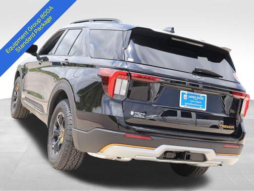 Agate Black Metallic 2026 Ford Explorer Tremor