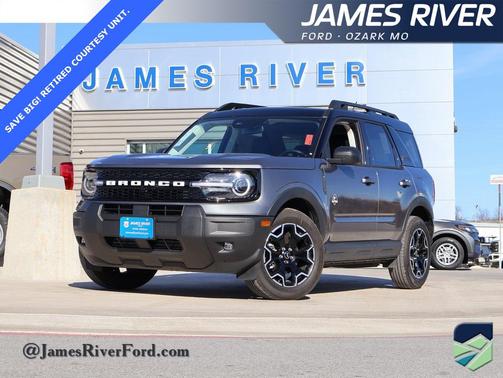 Carbonized Gray Metallic 2025 Ford Bronco Sport Outer Banks SUV