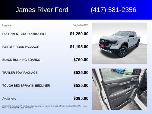 Avalanche 2026 Ford Ranger XLT