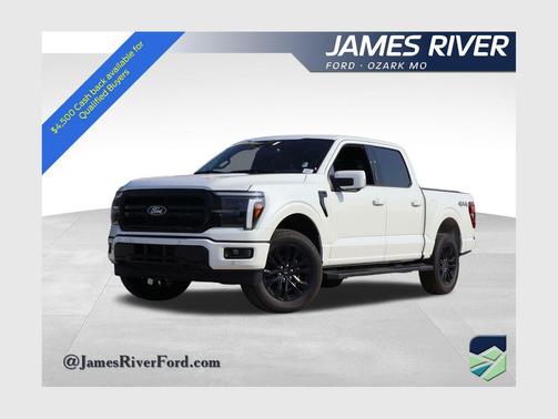 Star White Metallic Tri-Coat 2026 Ford F-150 Lariat