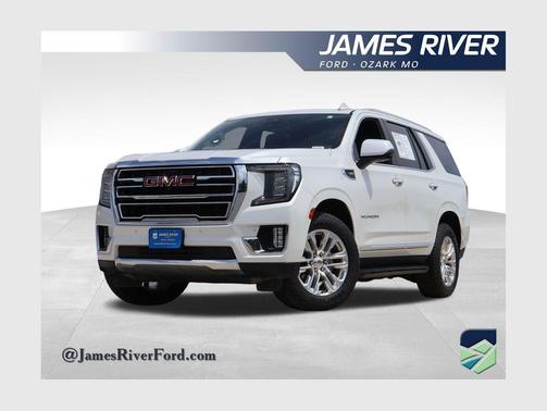 White Frost Tricoat 2024 GMC Yukon SLT
