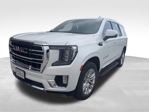 White Frost Tricoat 2024 GMC Yukon SLT