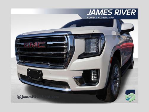 White Frost Tricoat 2024 GMC Yukon SLT