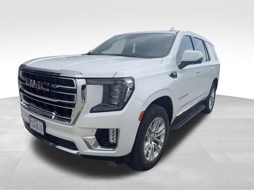 White Frost Tricoat 2024 GMC Yukon SLT
