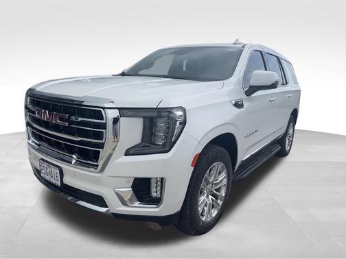 White Frost Tricoat 2024 GMC Yukon SLT
