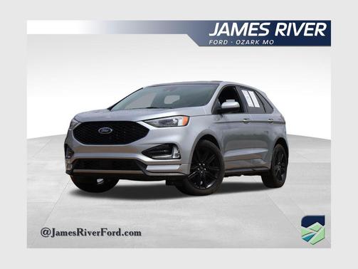 Silver Metallic 2022 Ford Edge ST Line