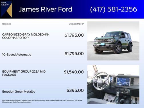 Eruption Green Metallic 2025 Ford Bronco Big Bend