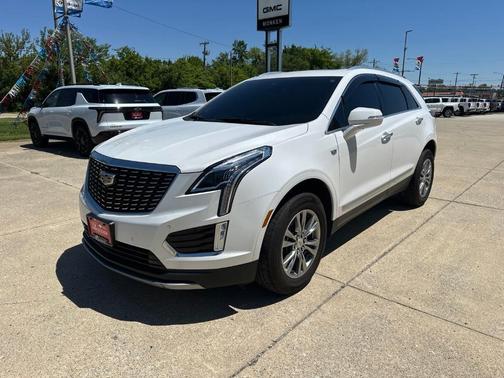 Crystal White Tri-Coat 2023 Cadillac XT5 Premium Luxury