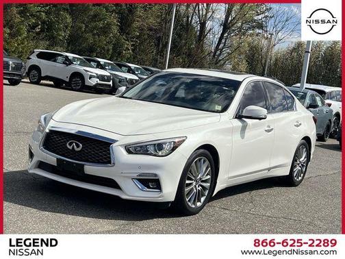 Majestic White 2023 INFINITI Q50 LUXE
