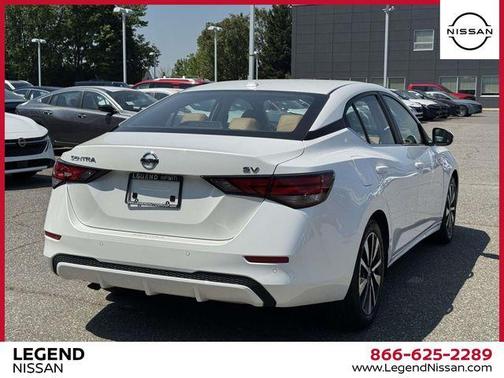 Aspen White 2023 Nissan Sentra SV