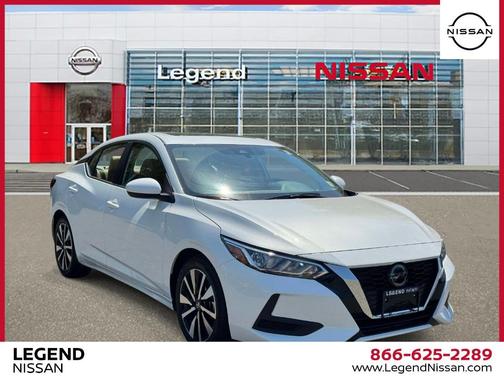 Aspen White 2023 Nissan Sentra SV