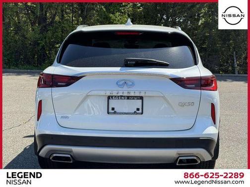 Radiant White 2023 INFINITI QX50 Luxe