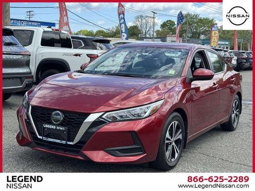 Scarlet Ember 2023 Nissan Sentra SV