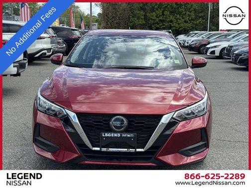 Scarlet Ember 2023 Nissan Sentra SV