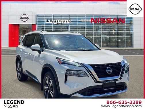 White 2023 Nissan Rogue Platinum