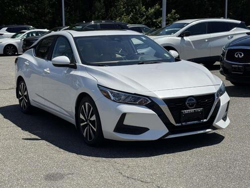Aspen White 2023 Nissan Sentra SV