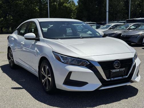 Aspen White 2023 Nissan Sentra SV