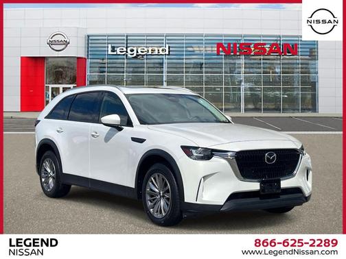 Rhodium White Metallic 2024 Mazda CX-90 3.3 Turbo Preferred Plus