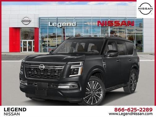 White / Black 2026 Nissan Armada Platinum Reserve