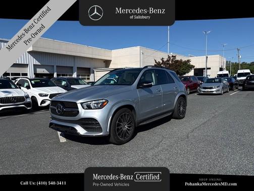 Cirrus Silver Metallic 2022 Mercedes-Benz GLE 350