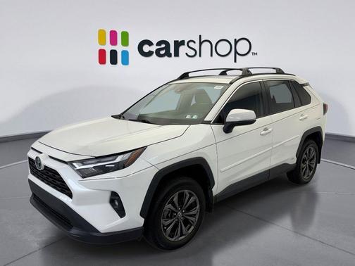 Blizzard Pearl 2022 Toyota RAV4 Hybrid XLE Premium