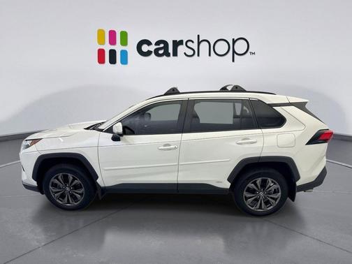 Blizzard Pearl 2022 Toyota RAV4 Hybrid XLE Premium