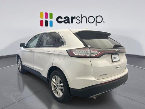 White Platinum Metallic Tri-Coat 2017 Ford Edge SEL