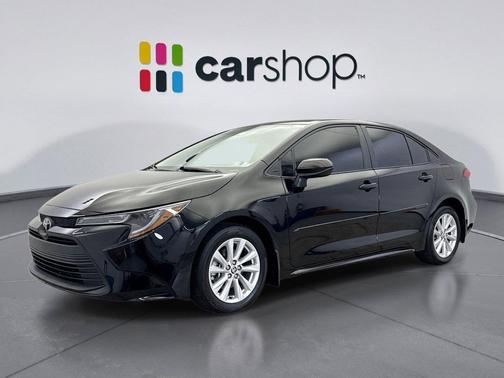 Midnight Black Metallic 2025 Toyota Corolla LE