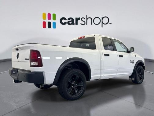Bright White Clearcoat 2022 RAM 1500 Classic Warlock Quad Cab 4x4 6'4' Box
