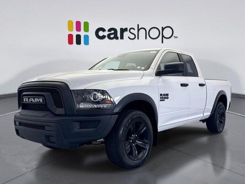 Bright White Clearcoat 2022 RAM 1500 Classic Warlock Quad Cab 4x4 6'4' Box