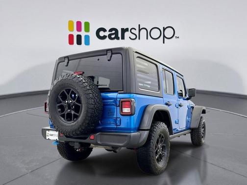 Hydro Blue Pearlcoat 2024 Jeep Wrangler 4xe Willys