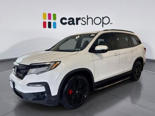 Platinum White 2021 Honda Pilot AWD Black Edition