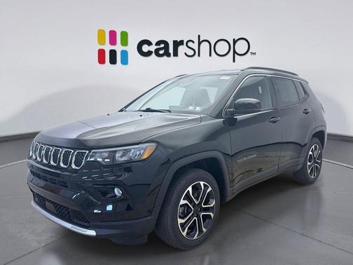 Diamond Black Crystal Pearlcoat 2024 Jeep Compass Limited