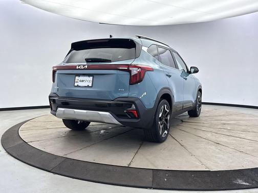 Pluton Blue 2024 Kia Seltos SX Turbo