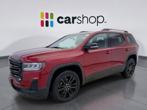 Volcanic Red Tintcoat 2023 GMC Acadia AWD SLE
